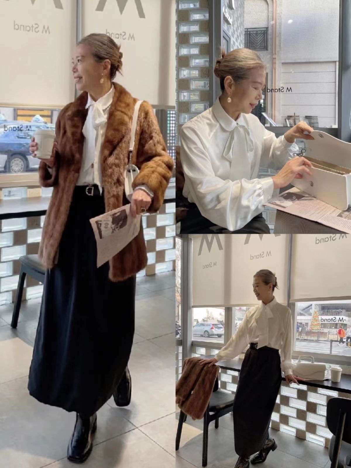 老人中式时尚穿搭,老人江南风穿搭