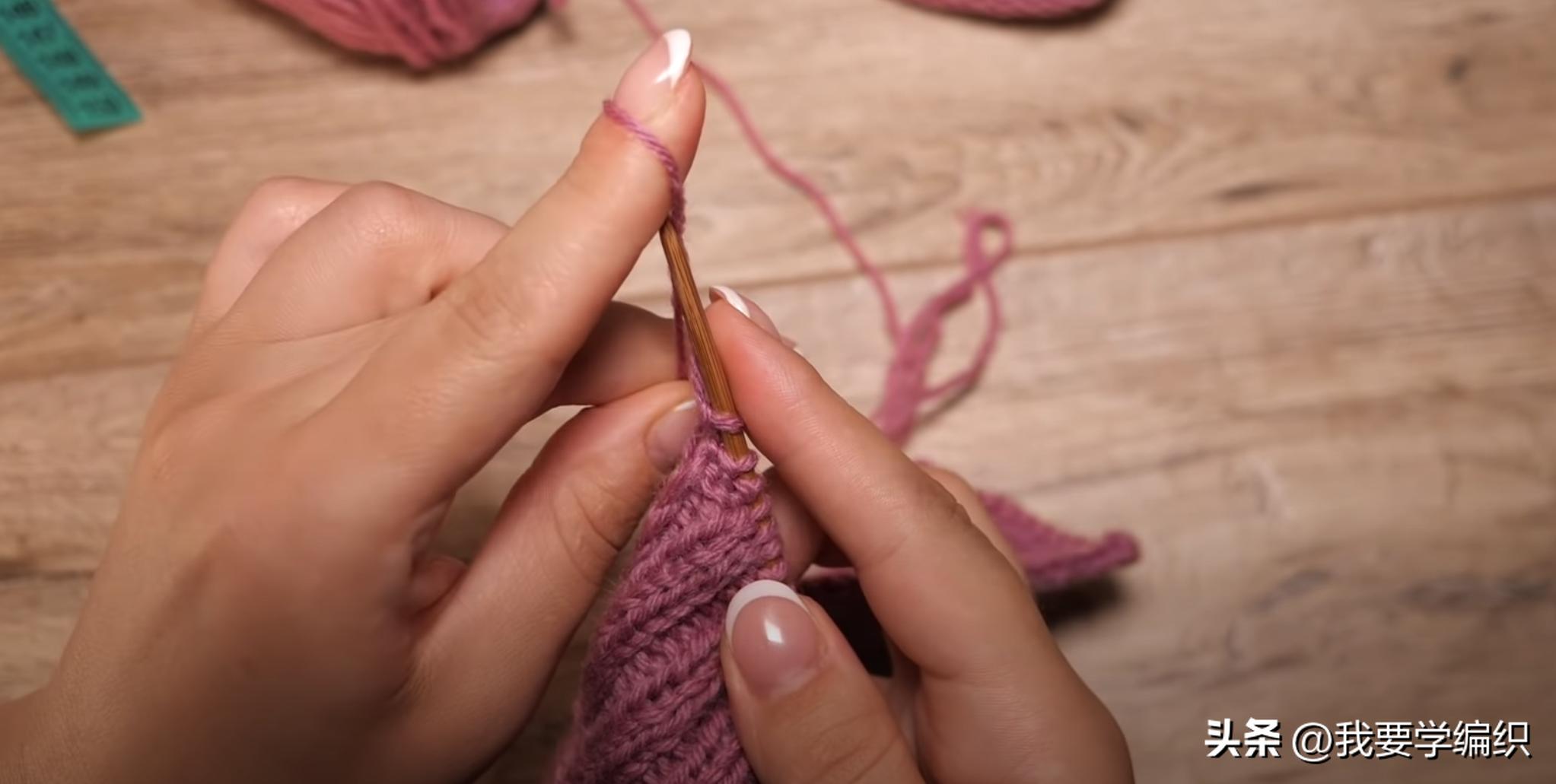 轻松编织一片式地板袜,最简单的一片式地板袜