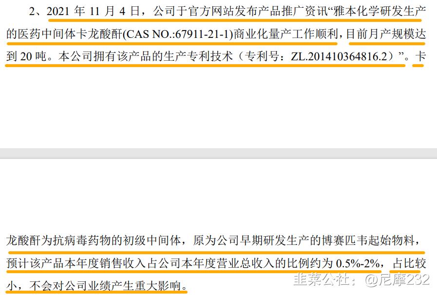 雅本化学发布公告,雅本化学最新预测