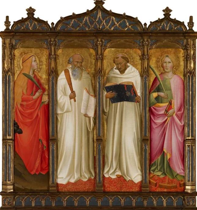 中世纪哥特式建筑风格的建筑绘画,欧洲宫廷风建筑绘画