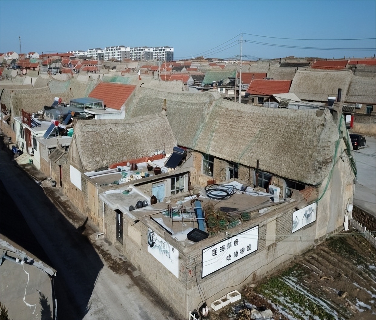 胶东海草房简介,胶东原始的海草房