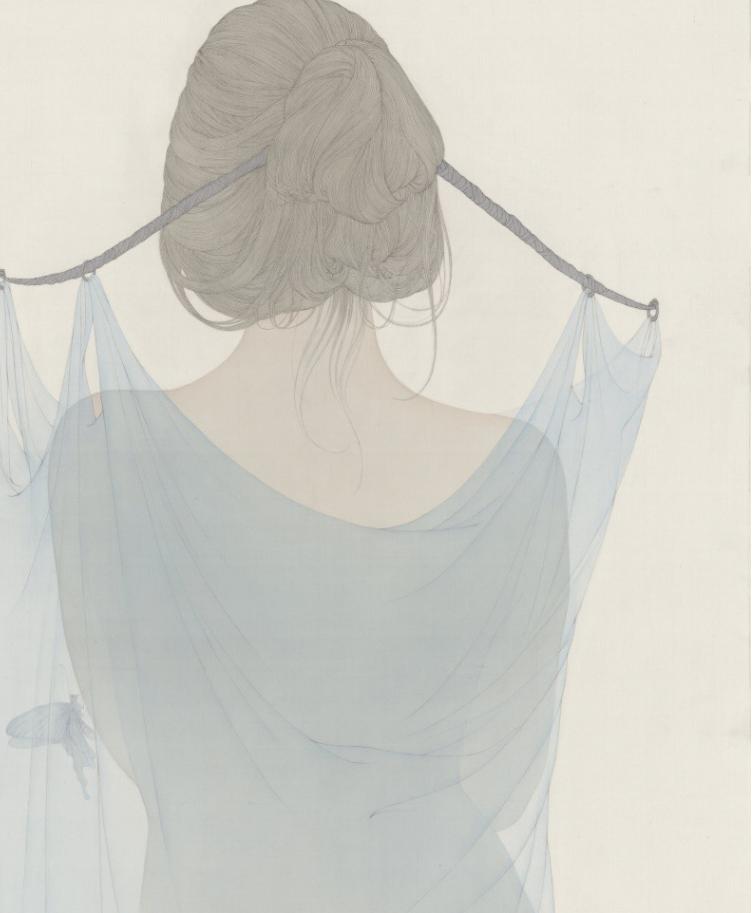 父女画家都是博士，画人体，父亲不敢画？女儿却画出了风情万种