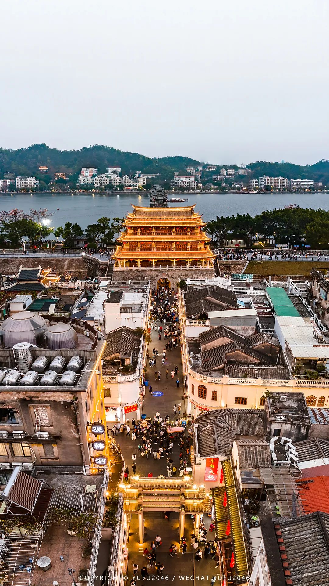 潮州古城别样的风景,瞰见潮州