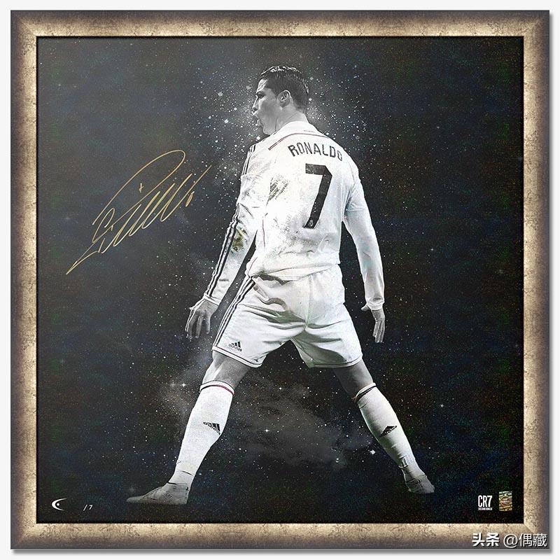 限量7张！TheDugout上架C罗超大幅签名海报