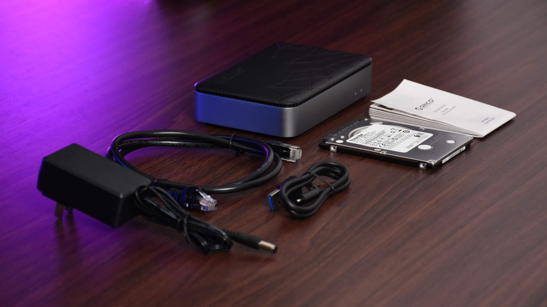 简易nas硬盘盒,orico双盘nas