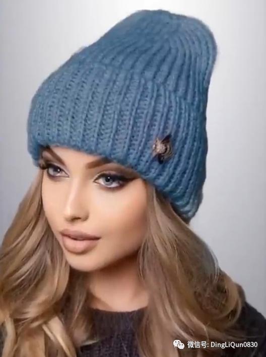 今年最火的5款帽子针织教程,针织冬天的帽子