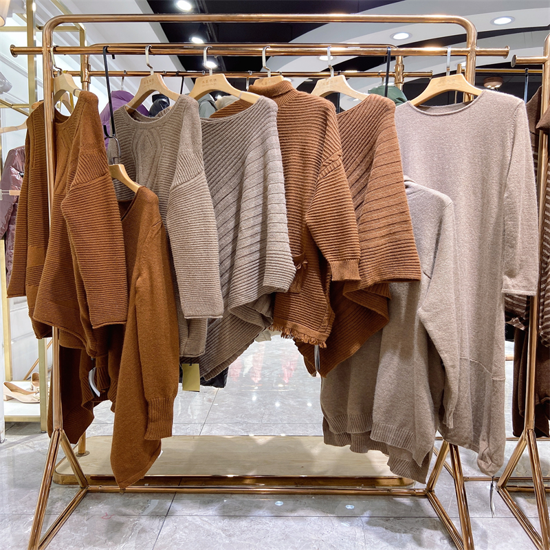 「MOKA羊绒毛衣」2021秋冬品牌折扣女装直播实体店拿货尾