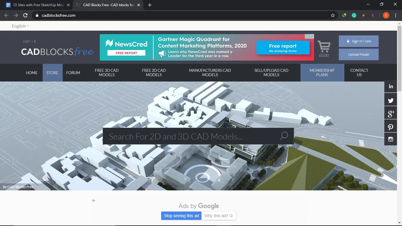 免费sketchup模型库下载,sketchup免费模型网站