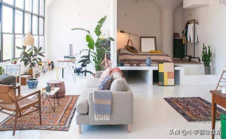 100平方小阳光房,慵懒风阳光房