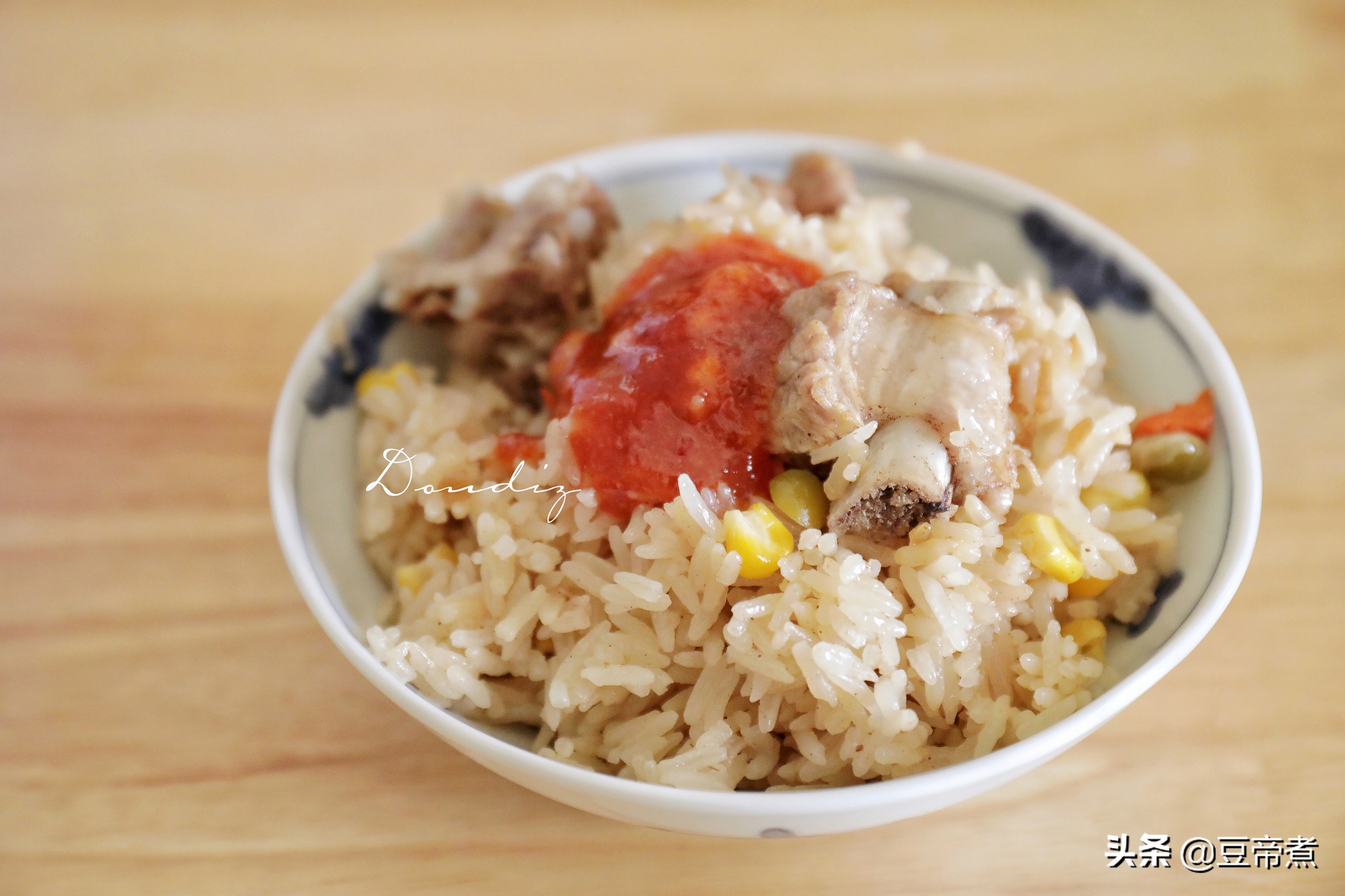 午饭大米饭简单美食做法,好吃的大米烩饭