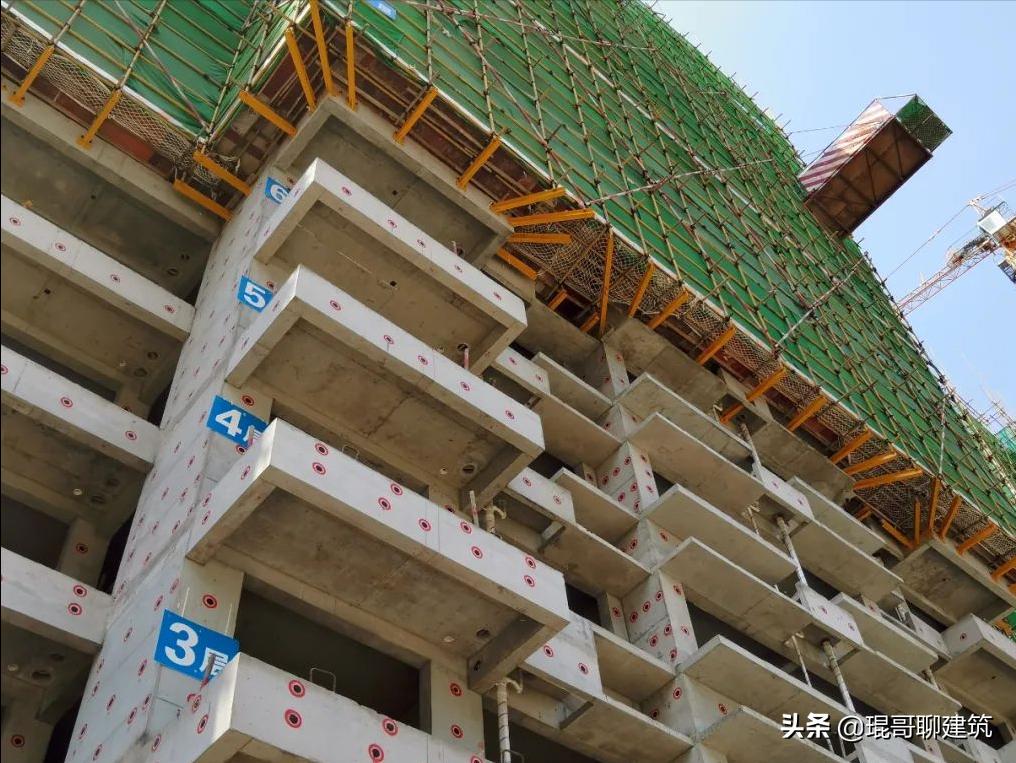 新型悬挑架全套图纸大全集,新型悬挑架半预埋和穿墙哪个安全