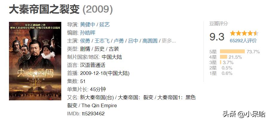 近十年来评分最高的权谋剧推荐,必看的五部权谋剧