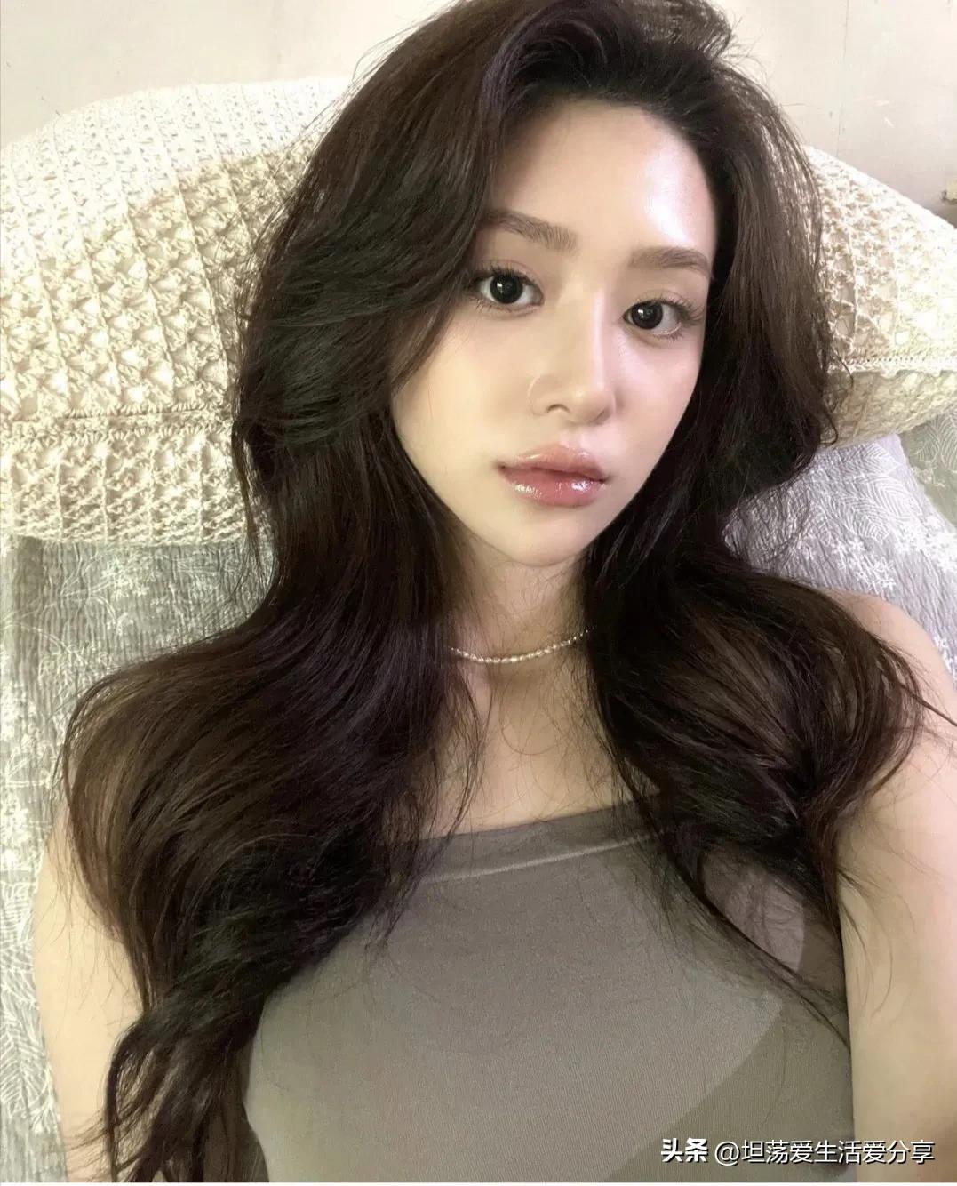 长发空气八字刘海,长发空气刘海适合的发型