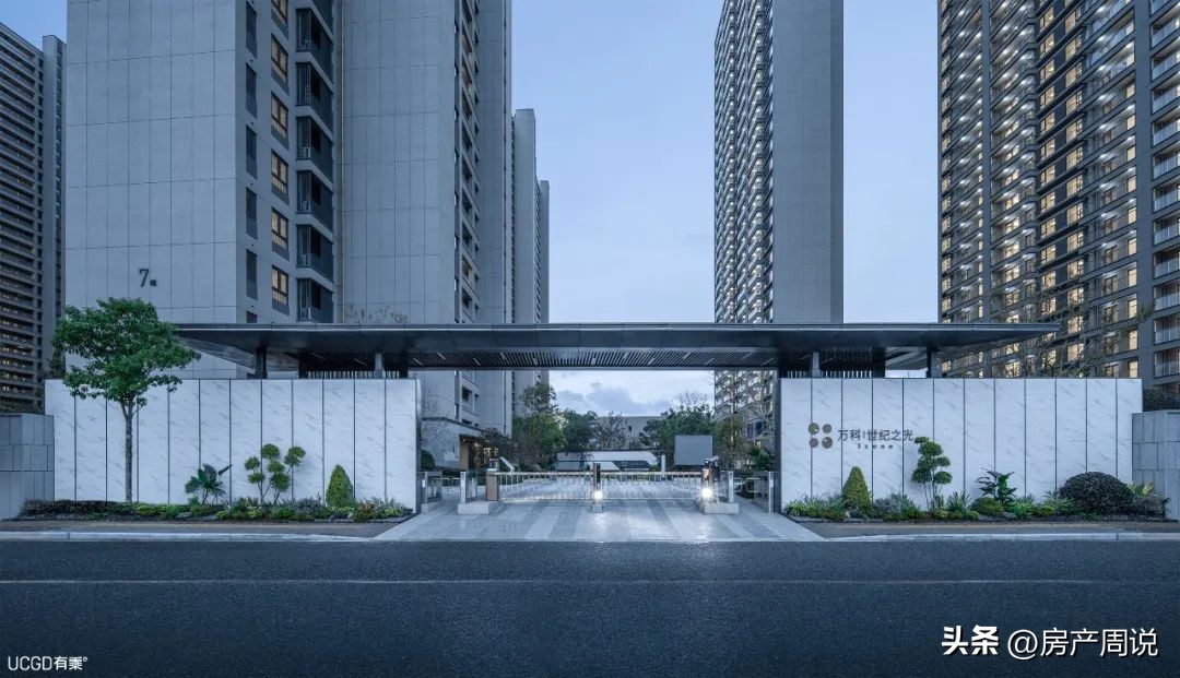 高档小区大门入口图片欣赏,高档小区大门入口门楼图