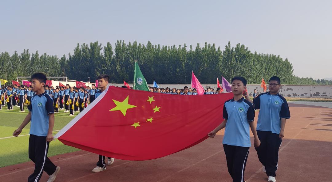 江河实验学校艺术节开幕,东平县实验中学运动会开幕