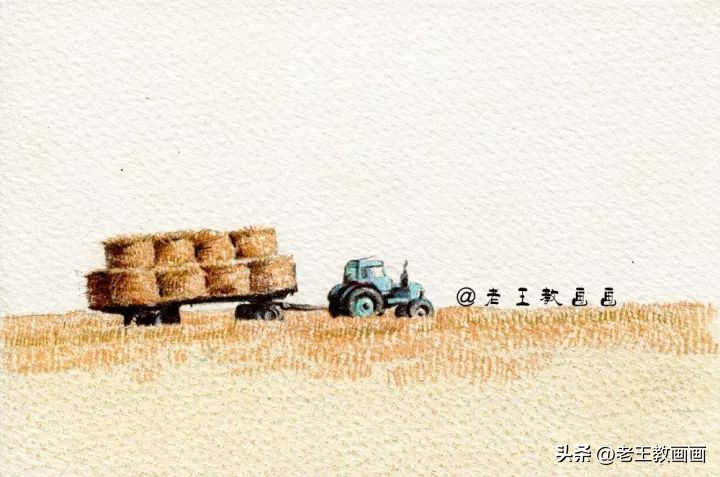 零基础也能画的铅笔风景画,风景画彩铅风景画