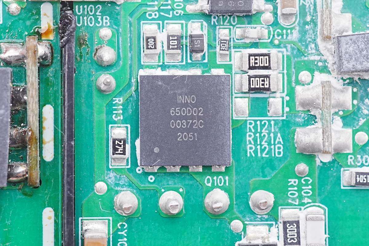 倍思氮化镓120w充电器拆解,倍思65w氮化镓红色版充电器拆解