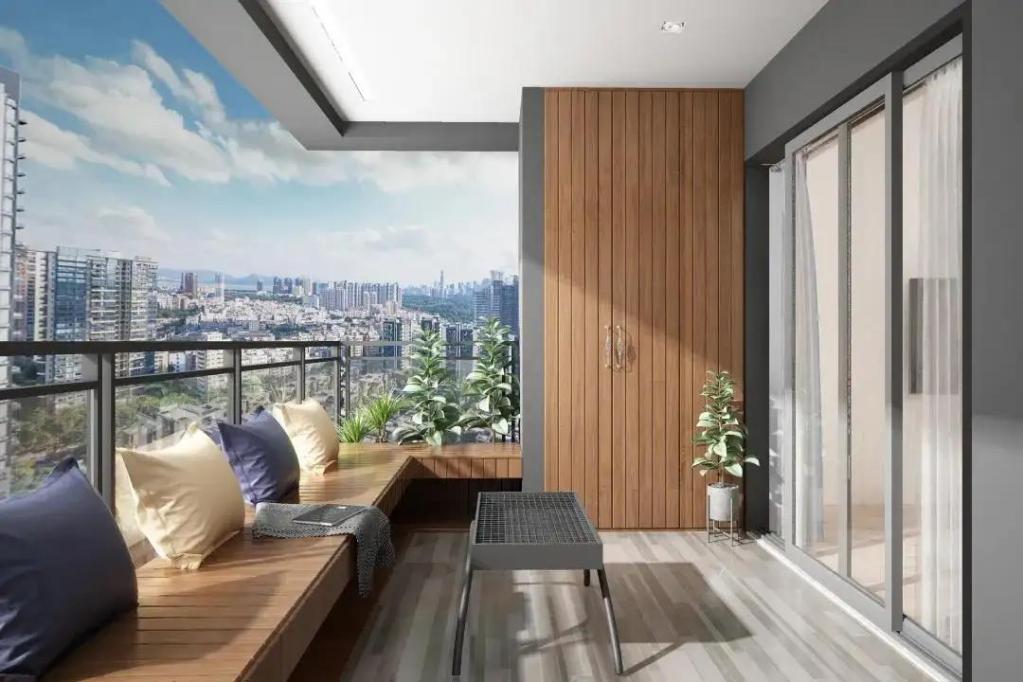 装修封阳台开窗中间好还是两边好,装修推拉门封阳台效果