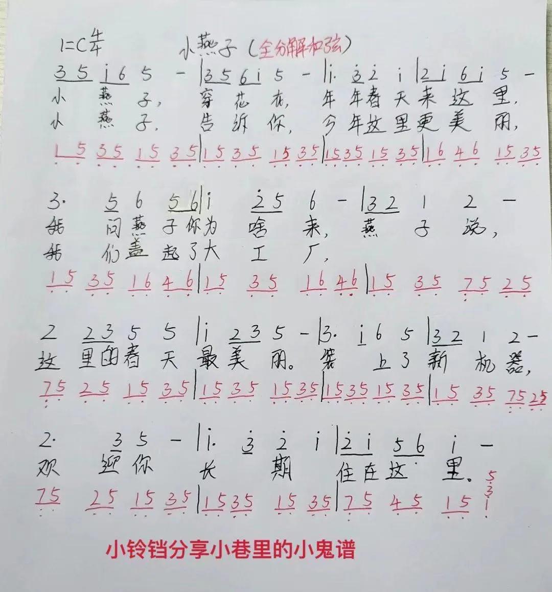 钢琴小燕子指法完整版,钢琴小燕子完整版