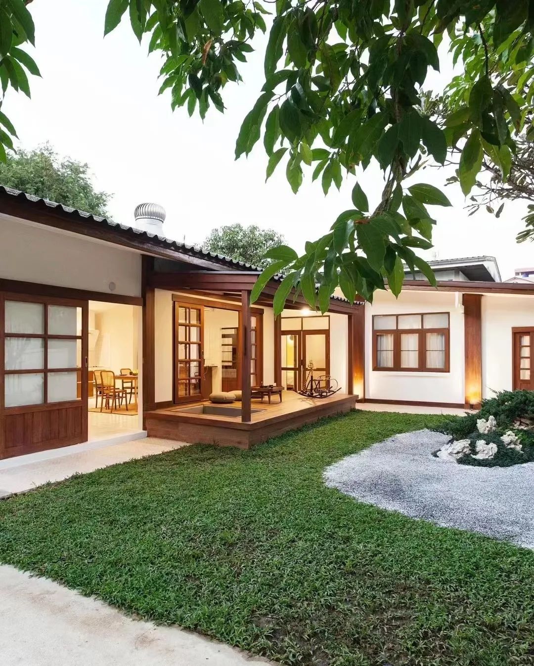 自己亲手打造的第一间民宿,日式庭院民宿