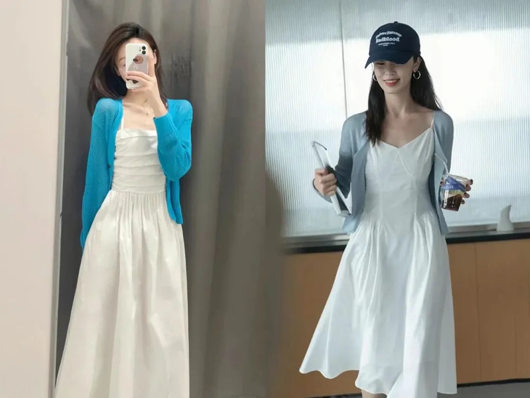 蓝白色系穿搭推荐,蓝白的搭配