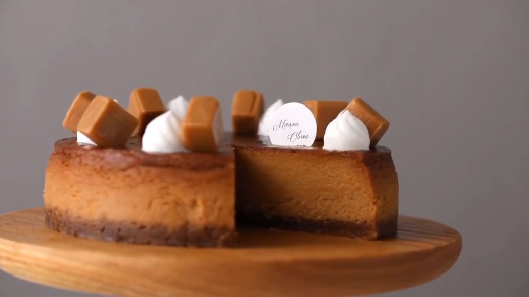 焦糖海盐芝士蛋糕冻的做法,ins焦糖芝士蛋糕的做法