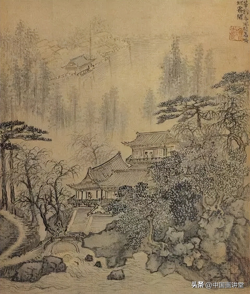 明代山水画100幅大饱眼福值得借鉴,明清高清山水作品欣赏