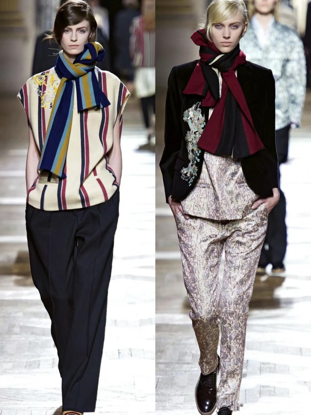 4种围巾系法秋冬超实用1分钟学会,围巾女2022年秋冬围巾