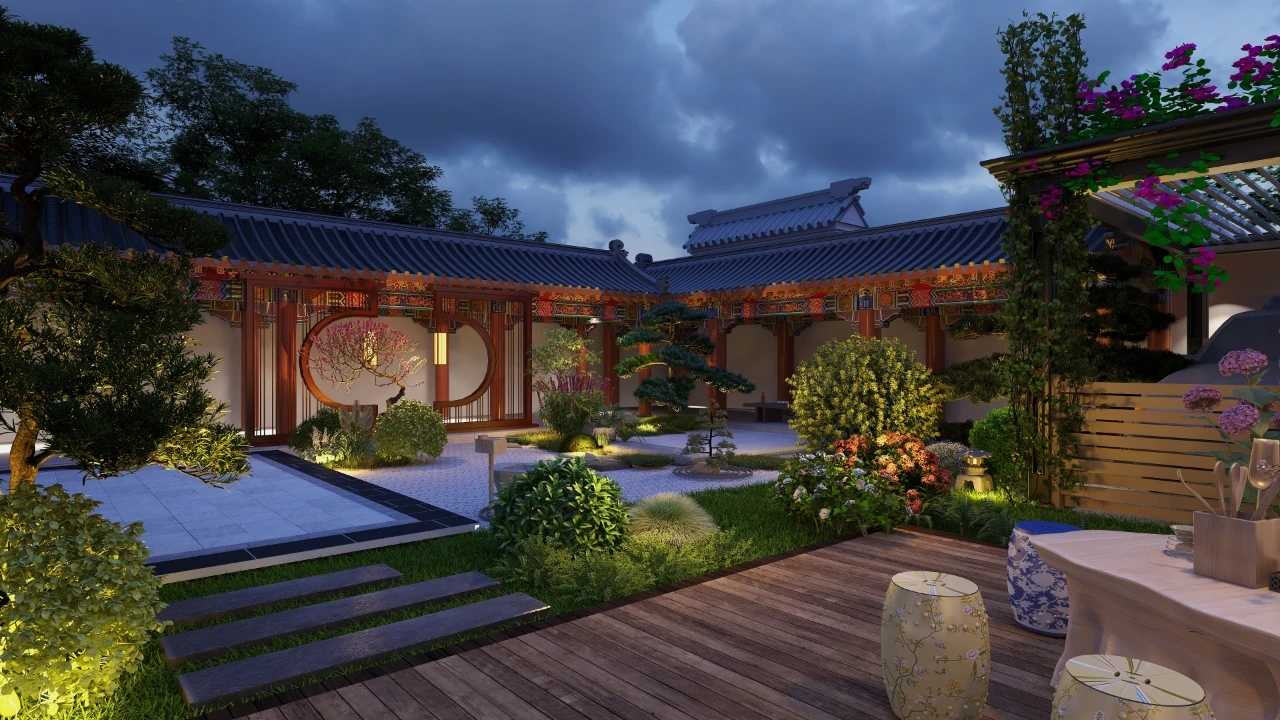 小区景观设计效果图全套,小区景观设计图案例赏析