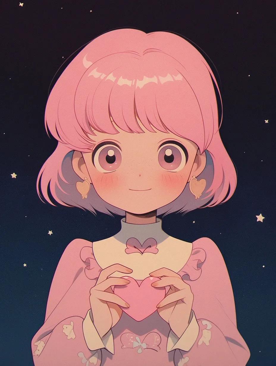 好看的头像女生动漫仙气发光,情侣头像动漫一男一女可爱呆萌