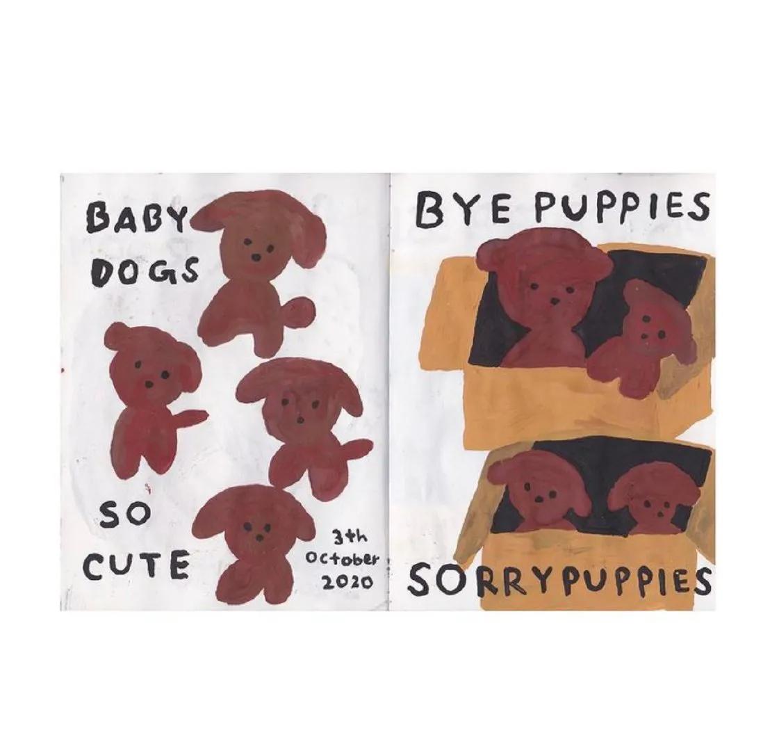 韩国插画师one的手绘作品欣赏,日本手帐插画师