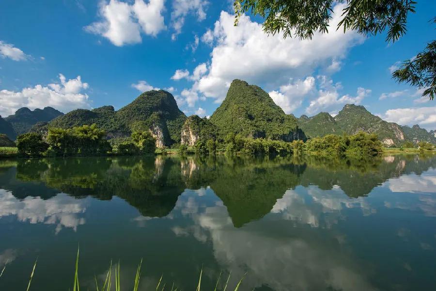 广西德天瀑布回广州沿途景区,德天跨国大瀑布风景区和古龙山