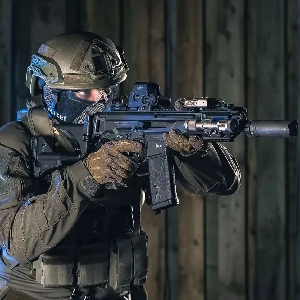 hk437伸缩版,hk437冲锋枪