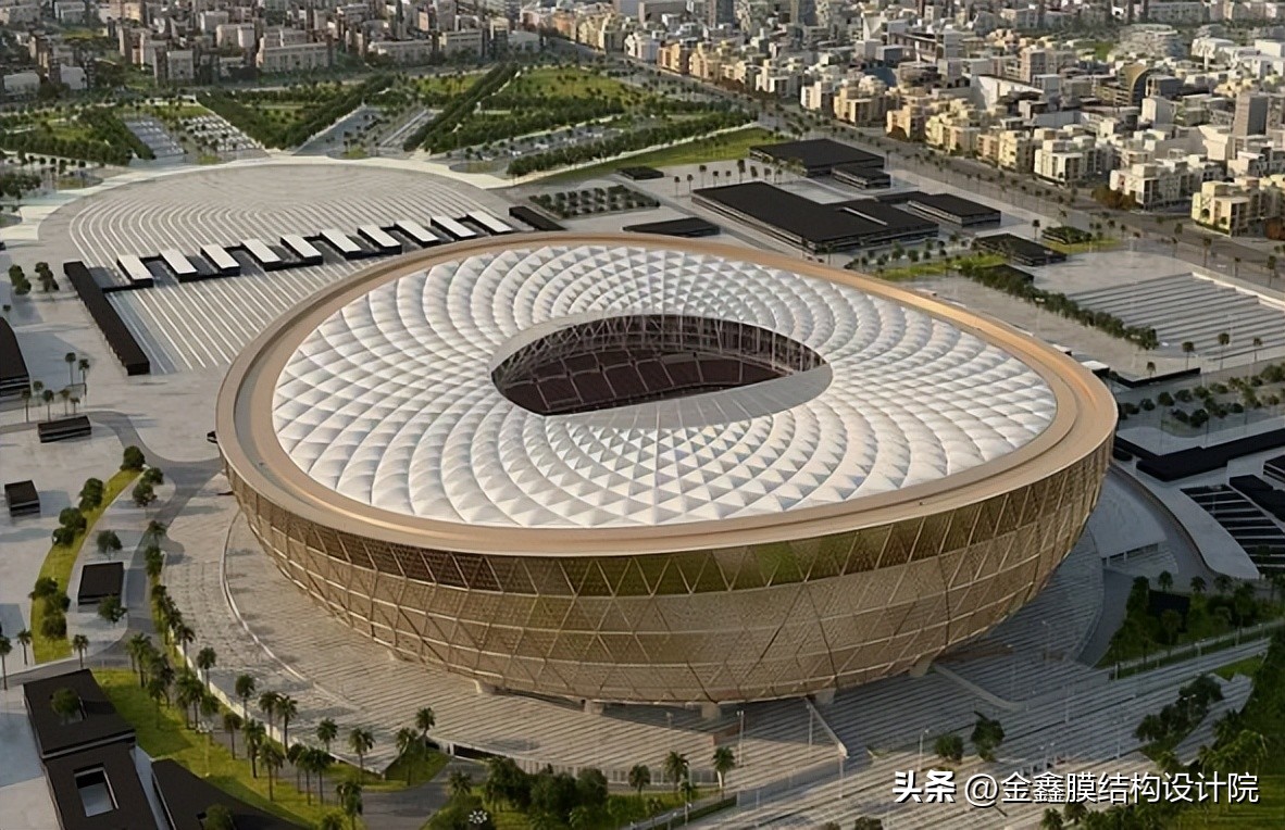 2022卡塔尔世界杯集装箱场馆,卡塔尔世界杯卢塞尔体育场建造