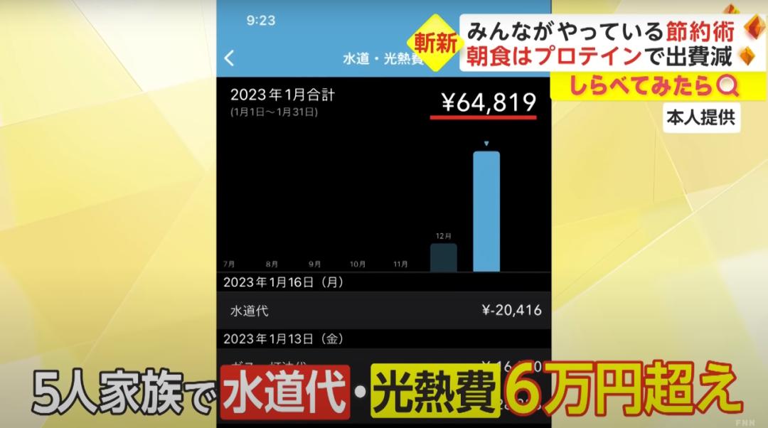 日本人穷成这样？早饭只吃蛋*粉白**、纸巾切一半用，为省电散步取暖