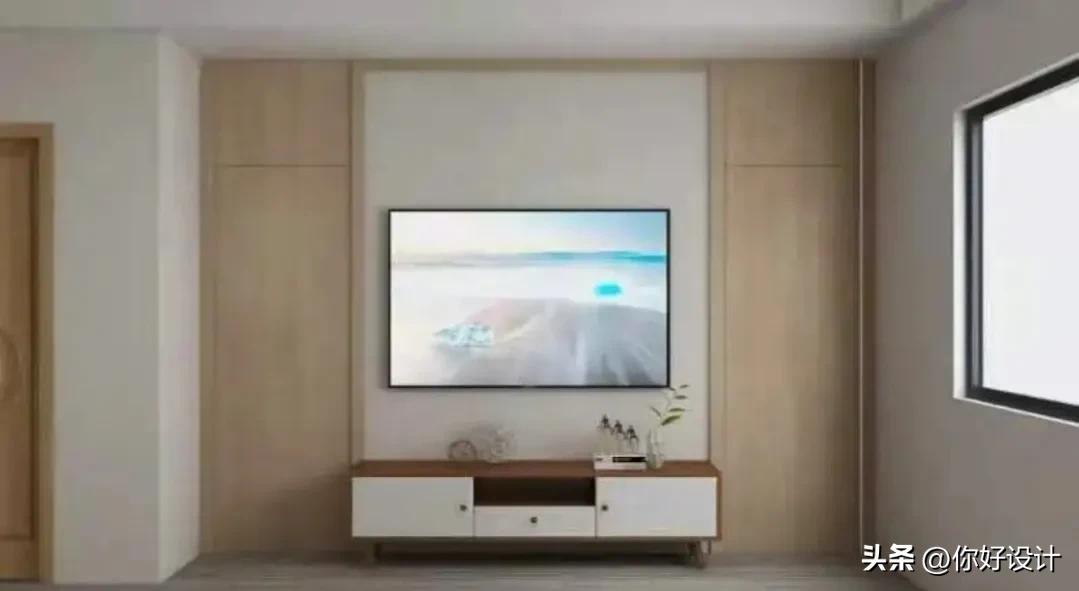 电视背景墙隐形门一体效果,隐形门100寸电视背景墙2022新款