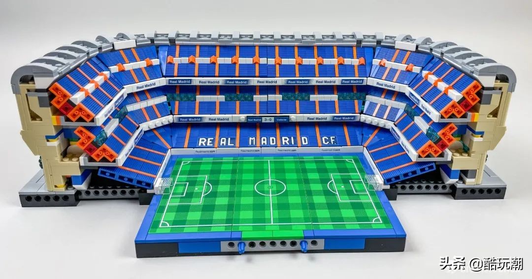 乐高10284诺坎普球场开箱,乐高皇家马德里球场