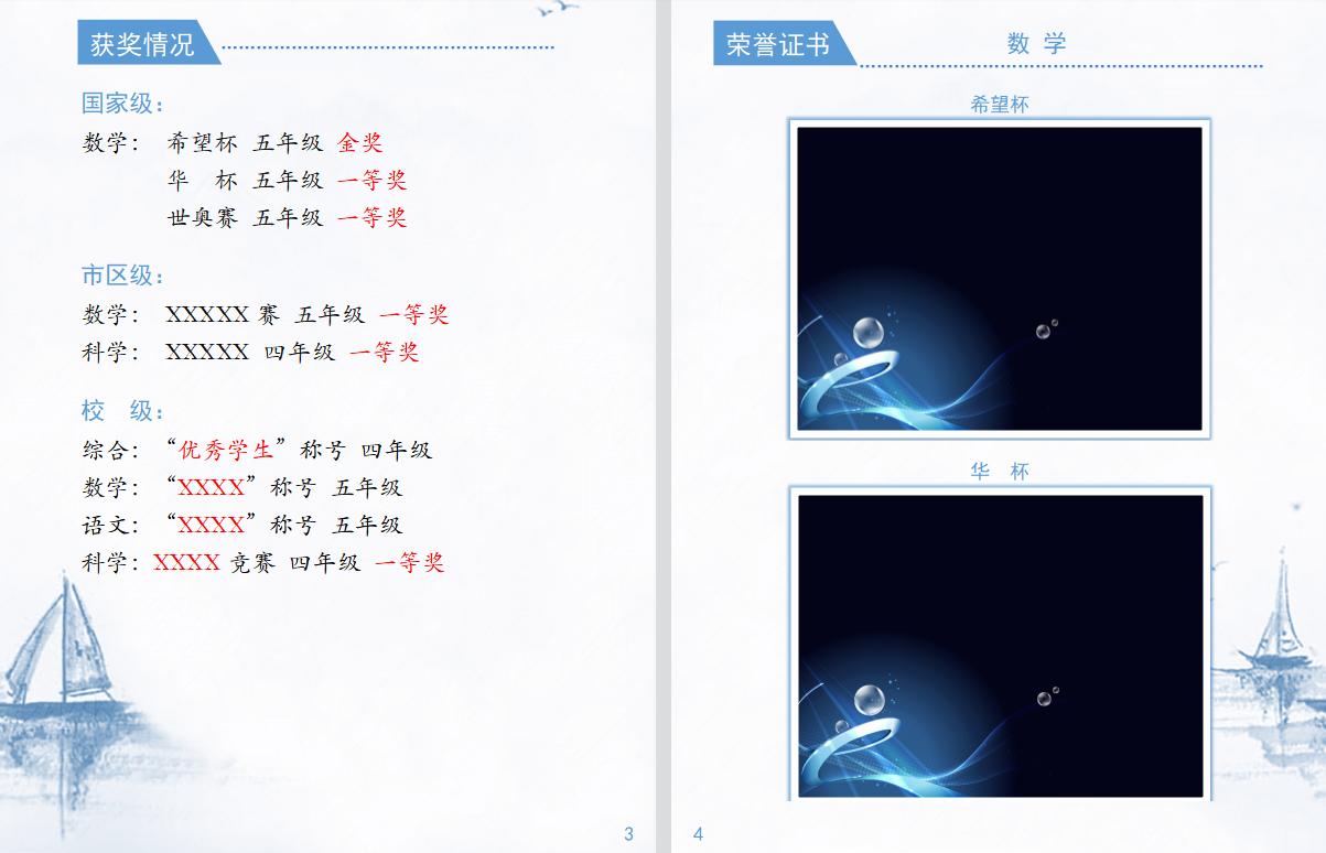 小升初简历模板,小升初简历模板北京