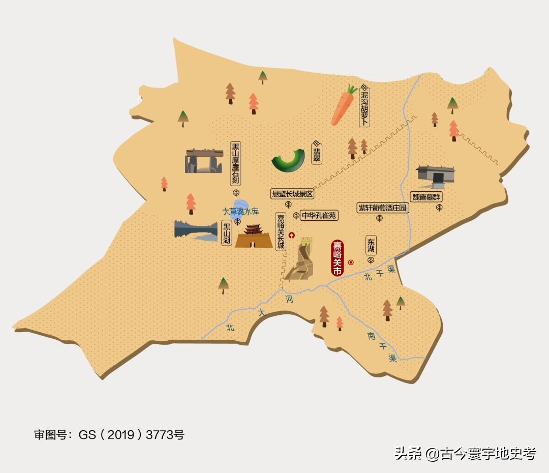 甘肃省各市州县地图,甘肃省旅游交通地图