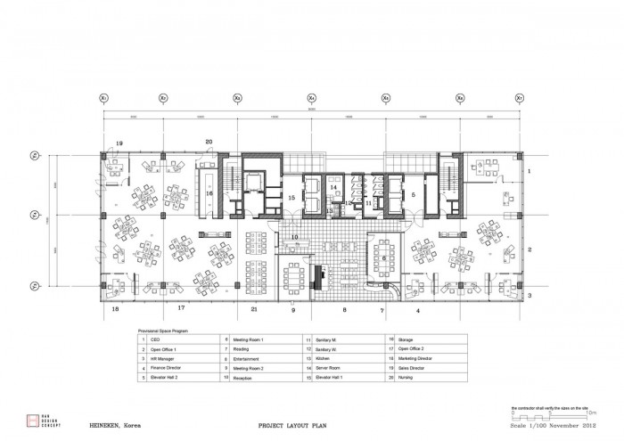 开放式员工办公区,员工高效办公区