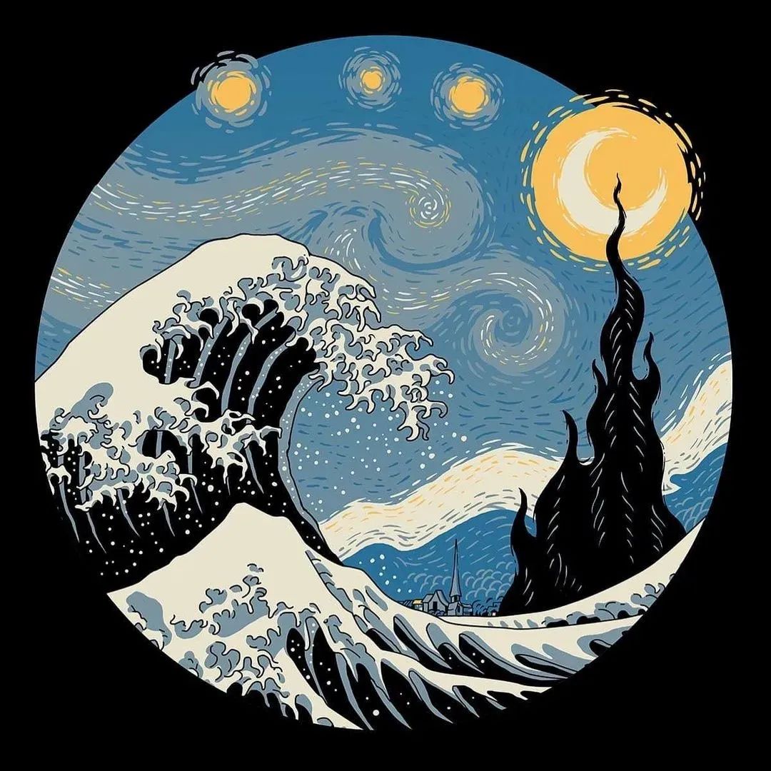 浮世绘动漫插画,菲律宾著名插画师作品