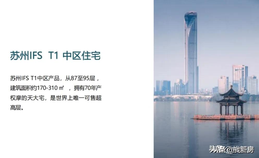 九龙仓苏州国际金融中心多高,九龙仓苏州国际金融中心最顶层