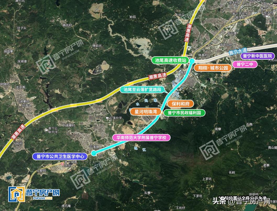 国道324线池尾至云落段,普宁324国道最新路线