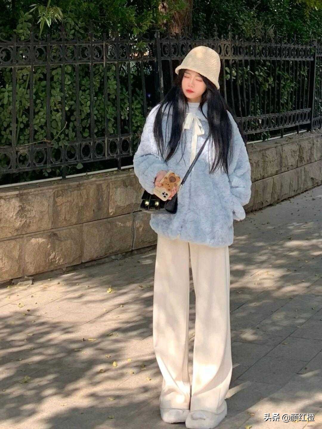 马卡龙色系西装阔腿裤,马卡龙夏季薄款阔腿裤