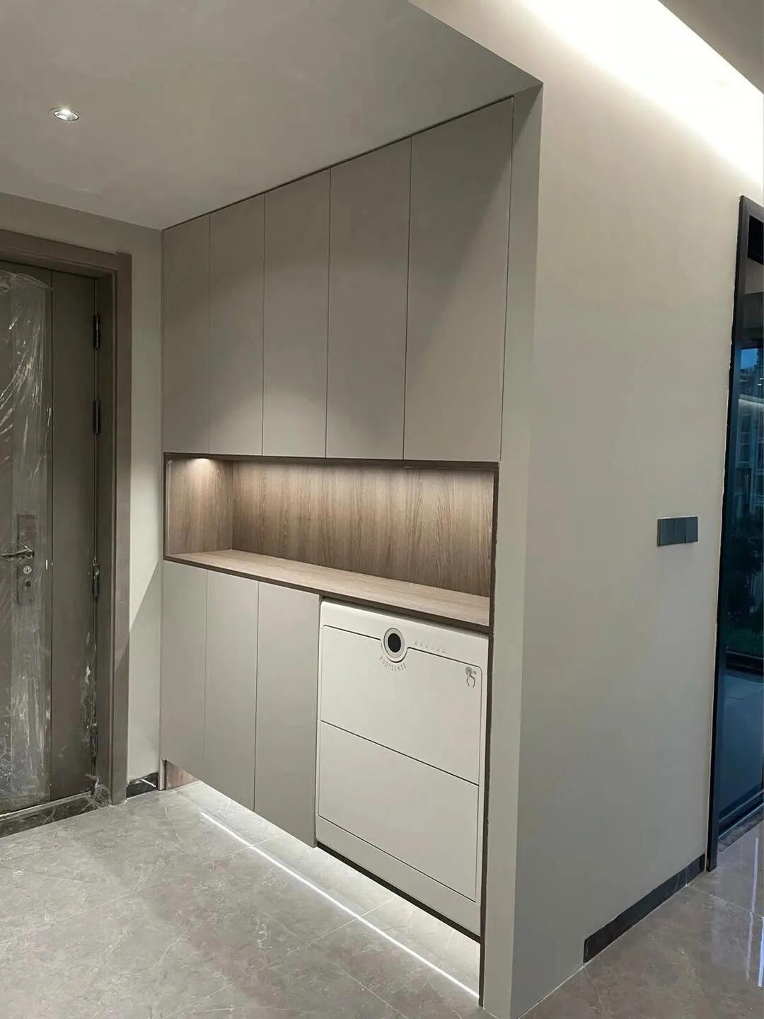 进门玄关带鞋柜,窄玄关鞋柜设计