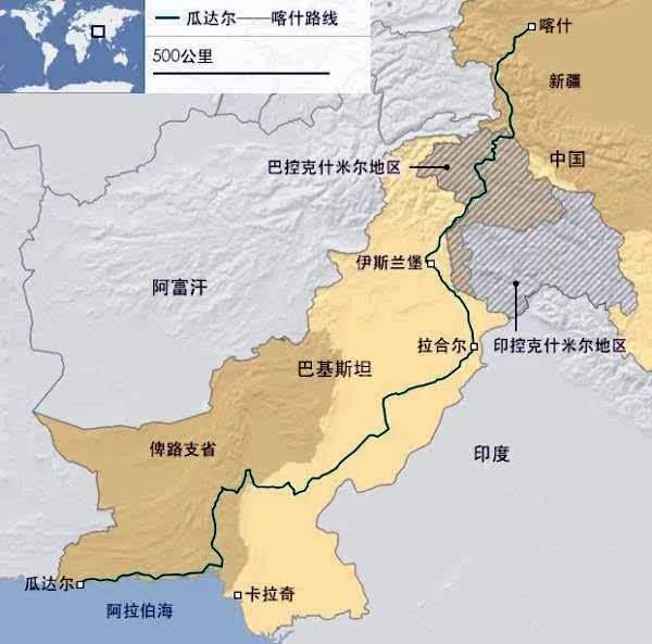 历史上阿富汗是有出海口的,阿富汗与巴基斯坦获得出海口