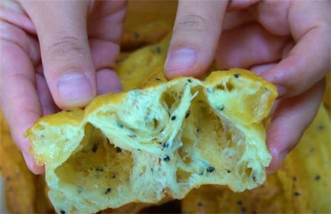 不空心的油条做法和配方的全过程,酥脆空心无铝油条预拌粉大袋1000g