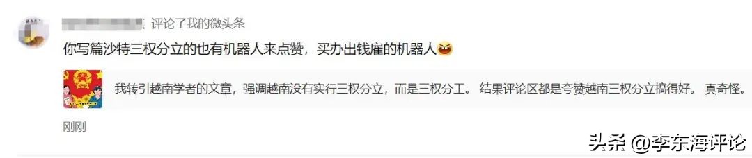 越南四驾马车的权力分配,越南选择三权分立