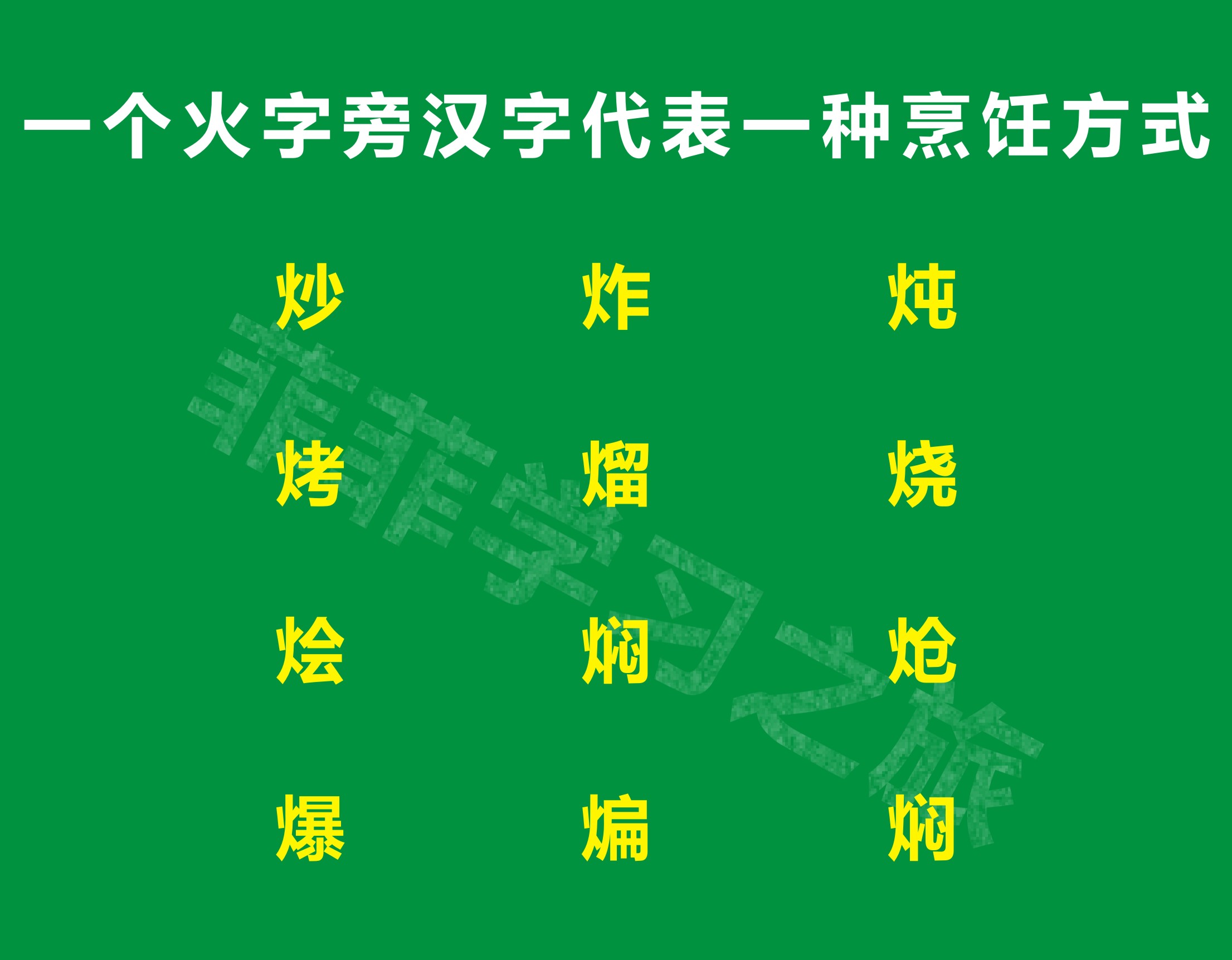 火字加偏旁有哪些字一年级,火字旁的部首讲解