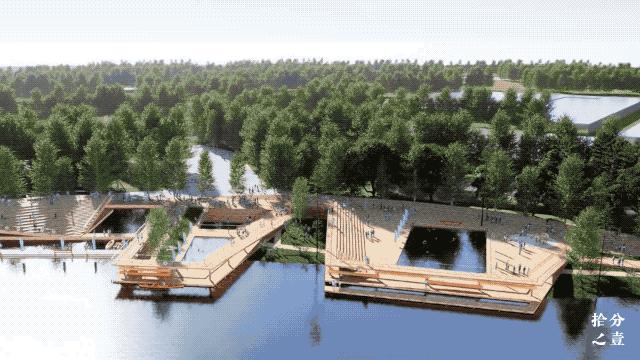 【荐筑】竞赛三等奖丨扬州小调：扬州三湾公园建筑设计/立木设计